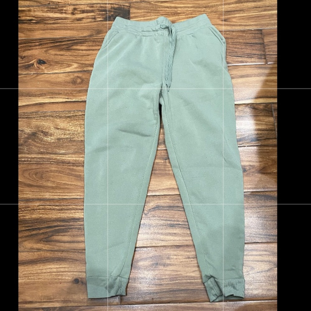 Green sweatpants